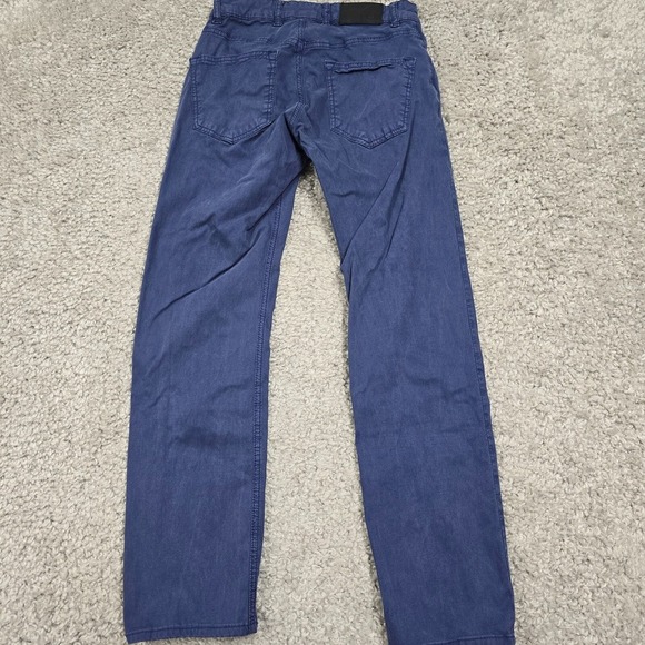 Peter Millar Mens Wayfare Pants Blue 30 (Fits 26x28) Straight Tencel Stretch - Picture 7 of 12